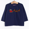 Santa's Sleigh Long Sleeve Graphic Tee