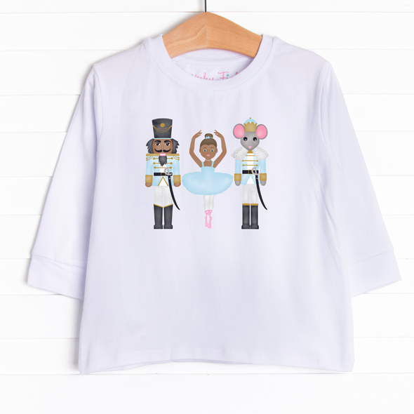 Holiday at the Ballet Long Sleeve Graphic Tee Dark Skin Tone