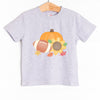 Fall Leaves and Football Graphic Tee