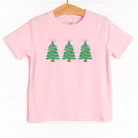 The tee is featured in four colors: Heather Gray, Soft Blue, Ballerina Pink, and White.