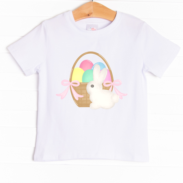 Easter Basket Bunny Graphic Tee