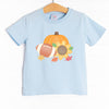 Fall Leaves and Football Graphic Tee