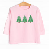 The tee is featured in six colors: Heather Gray, Soft Blue, Navy Blue, Ballerina Pink, Red, and White.