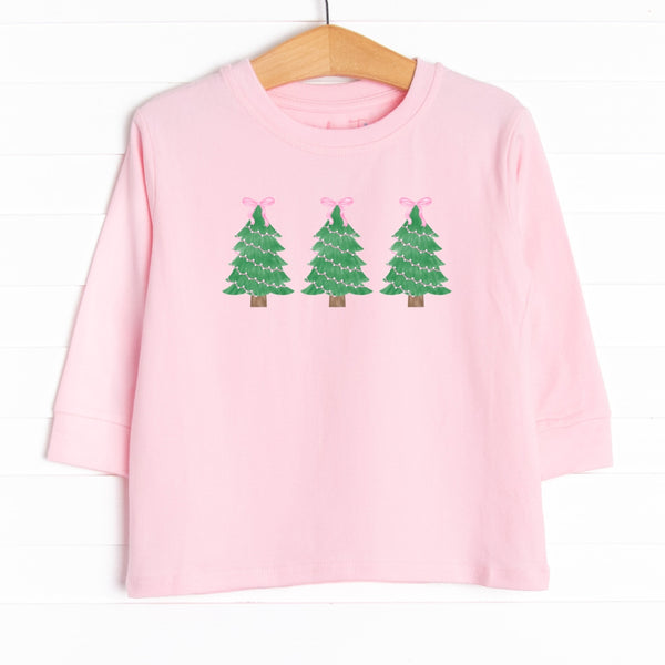 The tee is featured in six colors: Heather Gray, Soft Blue, Navy Blue, Ballerina Pink, Red, and White.