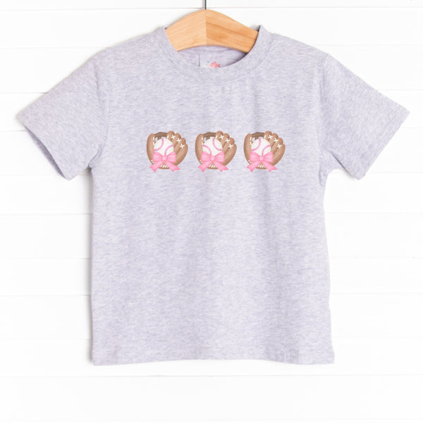 Curve Ball Catch Girl Graphic Tee