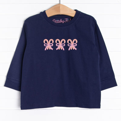 Peppermint Treat Trio Long Sleeve Graphic Tee