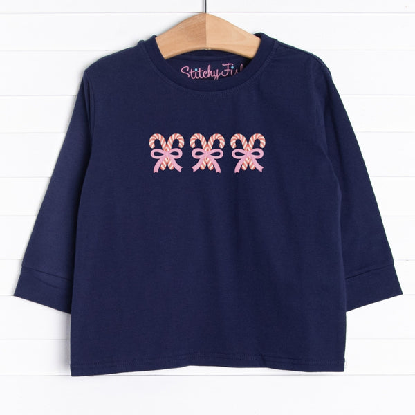 Peppermint Treat Trio Long Sleeve Graphic Tee