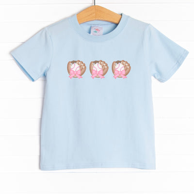 Curve Ball Catch Girl Graphic Tee