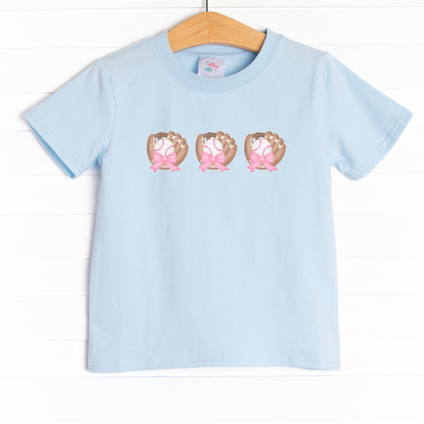 Curve Ball Catch Girl Graphic Tee