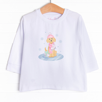 Gliding Golden Girl Long Sleeve Graphic Tee