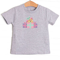 Peek-a-Boo Pup Girl Graphic Tee