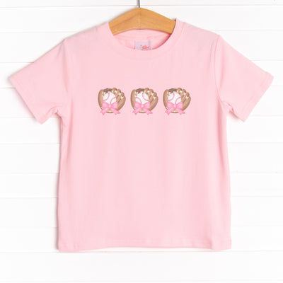 Curve Ball Catch Girl Graphic Tee