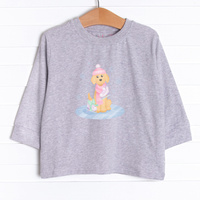 Gliding Golden Girl Long Sleeve Graphic Tee