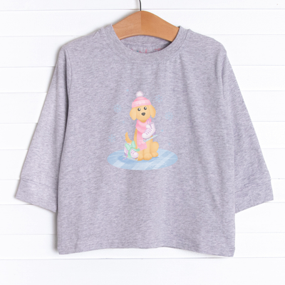 Gliding Golden Girl Long Sleeve Graphic Tee