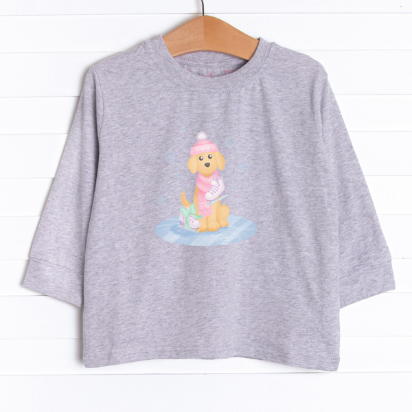Gliding Golden Girl Long Sleeve Graphic Tee