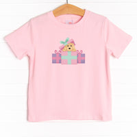 Peek-a-Boo Pup Girl Graphic Tee