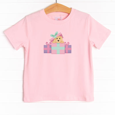 Peek-a-Boo Pup Girl Graphic Tee