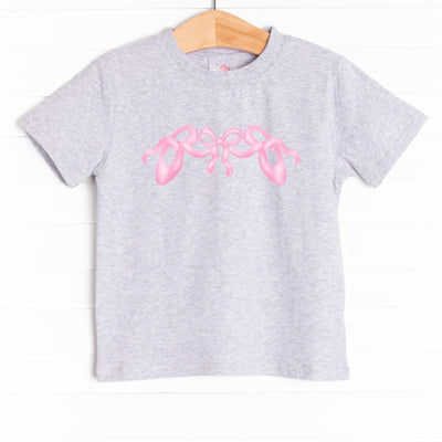 Satin Ribbon Slippers Graphic Tee