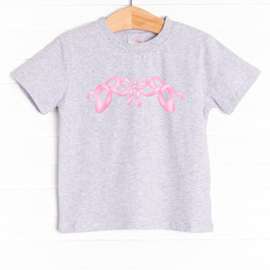 Satin Ribbon Slippers Graphic Tee