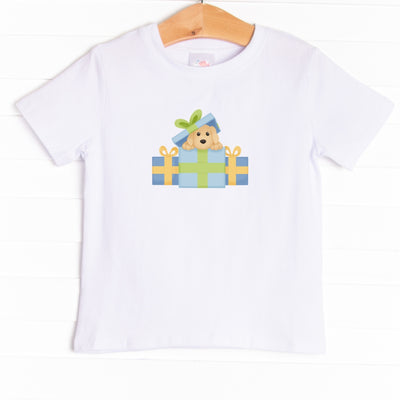 Peek-a-Boo Pup Boy Graphic Tee