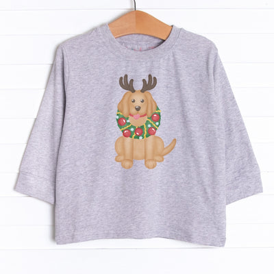 Decked Out Dog Boy Long Sleeve Graphic Tee