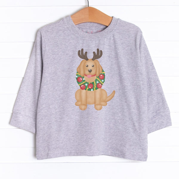 Decked Out Dog Boy Long Sleeve Graphic Tee