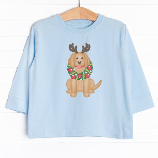 Decked Out Dog Boy Long Sleeve Graphic Tee