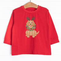 Decked Out Dog Boy Long Sleeve Graphic Tee