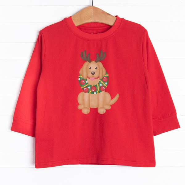 Decked Out Dog Boy Long Sleeve Graphic Tee