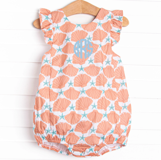 Seashore Shells Bubble, Orange