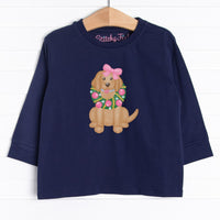 Decked Out Dog Girl Long Sleeve Graphic Tee