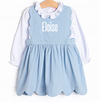 Eloise Dress Set, Blue Corduroy