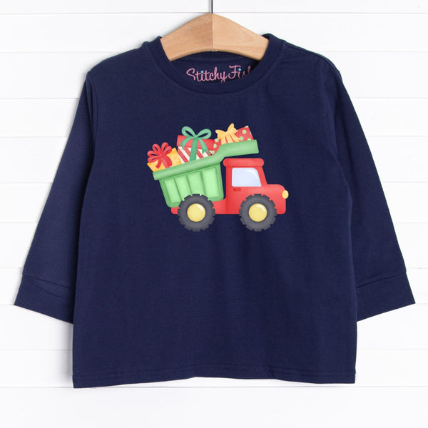 Holly Jolly Hauler Long Sleeve Graphic Tee
