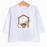 Away In A Manger Long Sleeve Graphic Tee