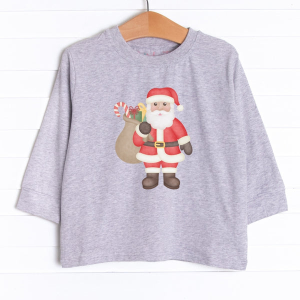 Down The Chimney Delivery Long Sleeve Graphic Tee Fair Skin Tone