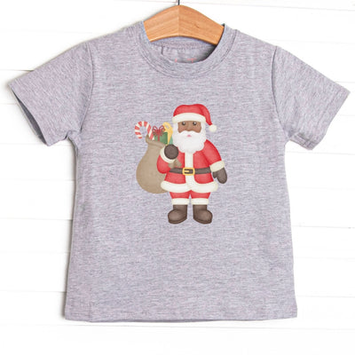 Down The Chimney Delivery Graphic Tee Dark Skin Tone