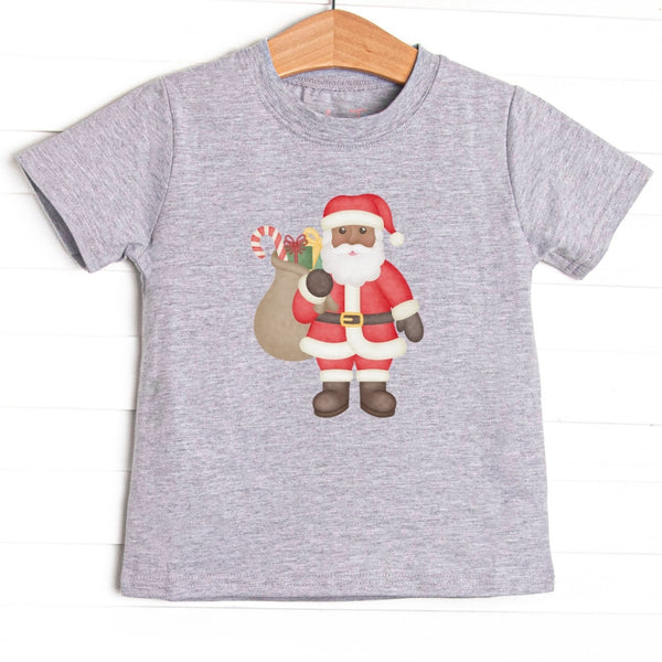 Down The Chimney Delivery Graphic Tee Dark Skin Tone