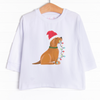 Holiday Pup Long Sleeve Graphic Tee