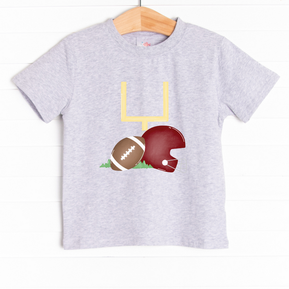 Maroon Bulldog Touchdown Time Graphic Tee