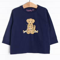 The tee is featured in six colors: Heather Gray, Soft Blue, Navy Blue, Red, Ballerina Pink, and White.