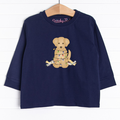 The tee is featured in six colors: Heather Gray, Soft Blue, Navy Blue, Red, Ballerina Pink, and White.