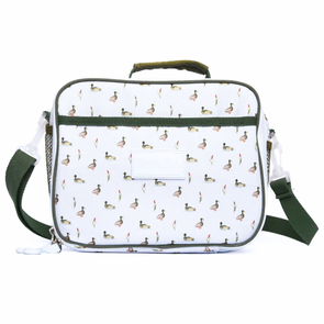 Migrating Mallards Oxford Lunch Box, Blue