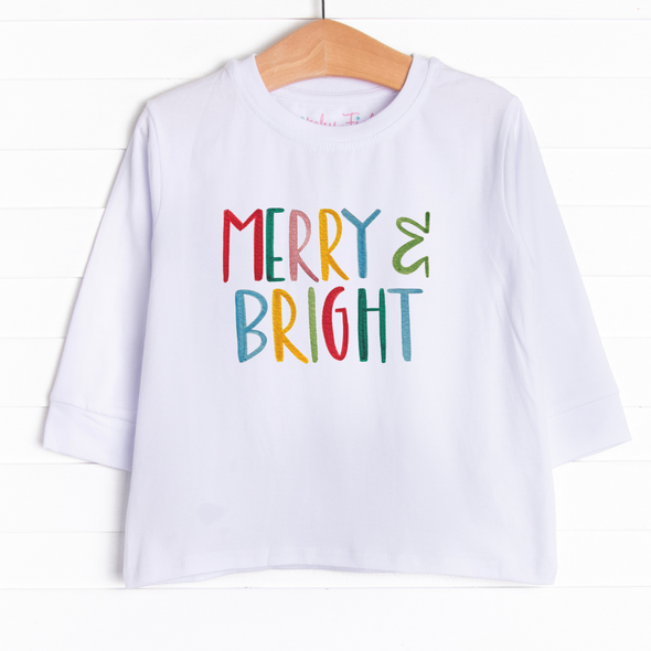 Merry and Bright Long Sleeve Graphic Tee