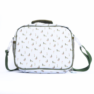 Migrating Mallards Oxford Lunch Box, Blue