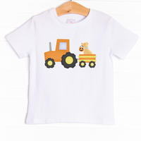 Trick or Treat Tractor Graphic Tee
