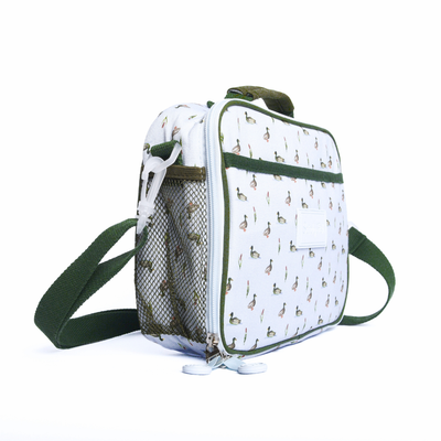 Migrating Mallards Oxford Lunch Box, Blue