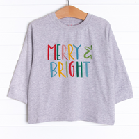 Merry and Bright Long Sleeve Graphic Tee