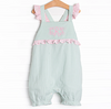 Sweet Pea Bubble Romper, Green