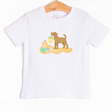 Beach Pail Pup Boy Graphic Tee
