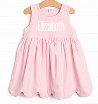 Elizabeth Dress, Pink Corduroy